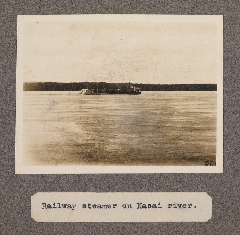 Railway steamer on Kasai River