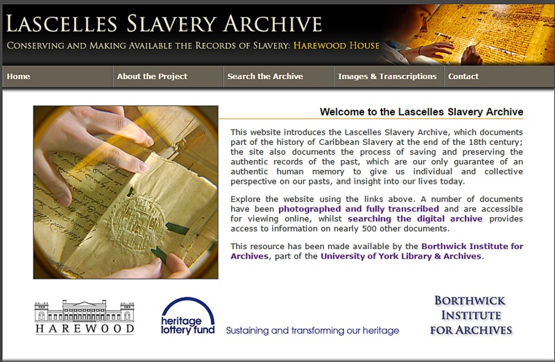 Lascelles Slavery Archive