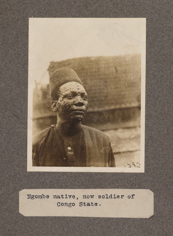 Ngombe native, now soldier of Congo state