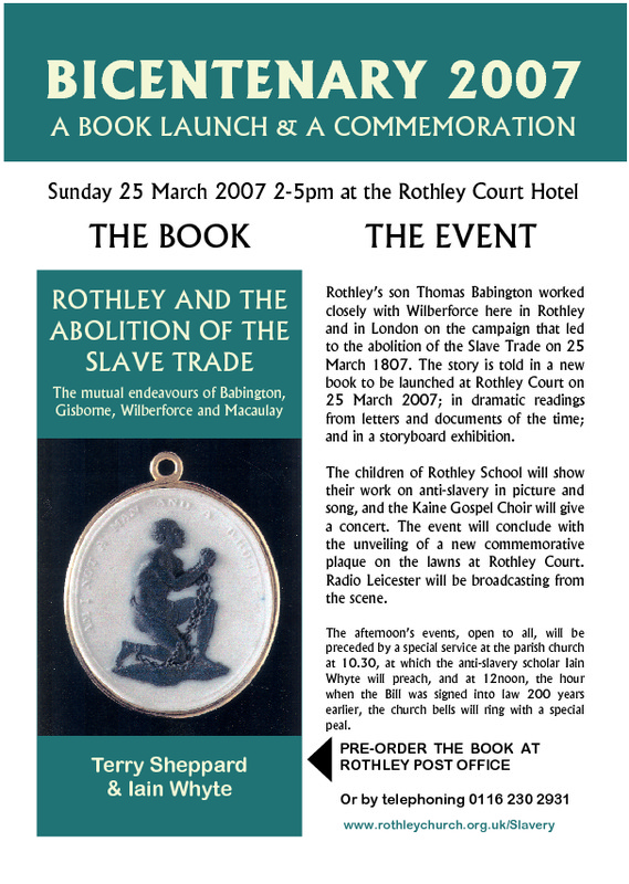 Rothley and the Abolition of the Slave Trade