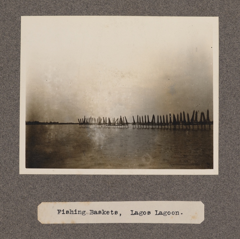 Fishing baskets, Lagos Lagoon