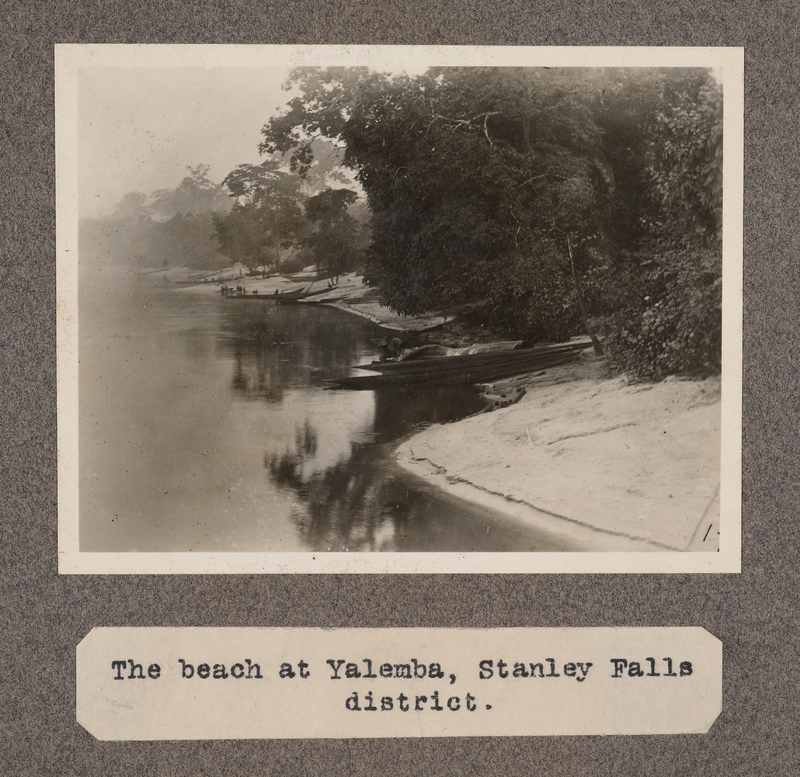 The beach at Yalemba, Stanley Falls District