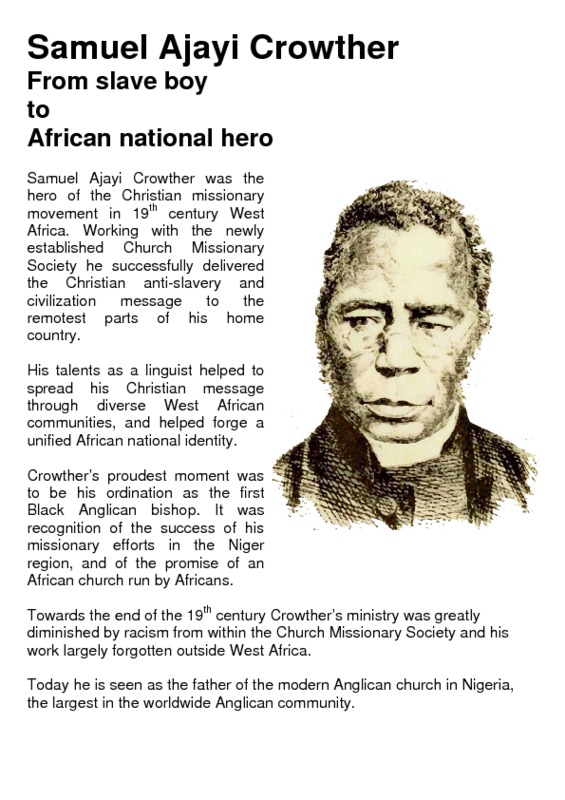 Samuel Ajayi Crowther: From slave boy to African national hero