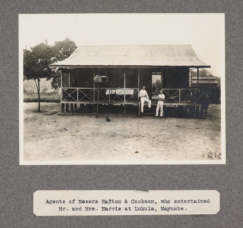 Agents of Messrs. Hatton & Cookson, who entertained Mr. and Mrs. Harris at Lukula, Mayumbe