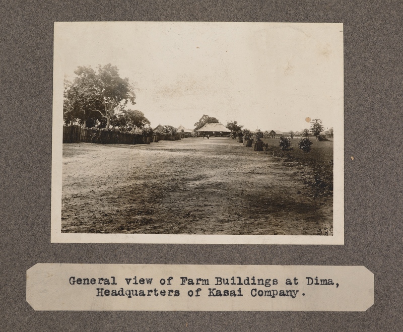 General view of farm buildings at Dima, headquarters of Kasai Company