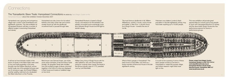 The Transatlantic Slave Trade: Hampstead Connections