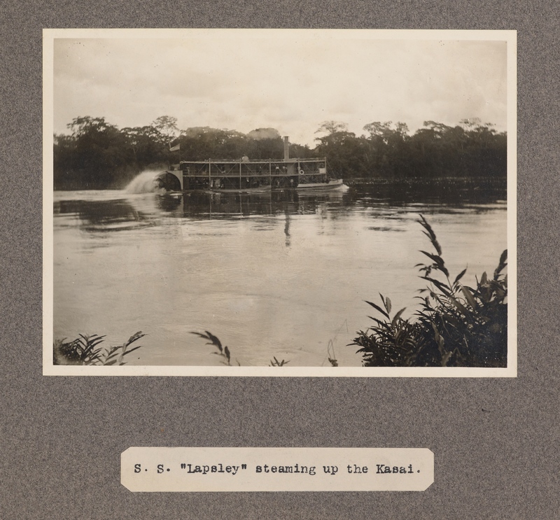 S. S. Lapsley steaming up the Kasai