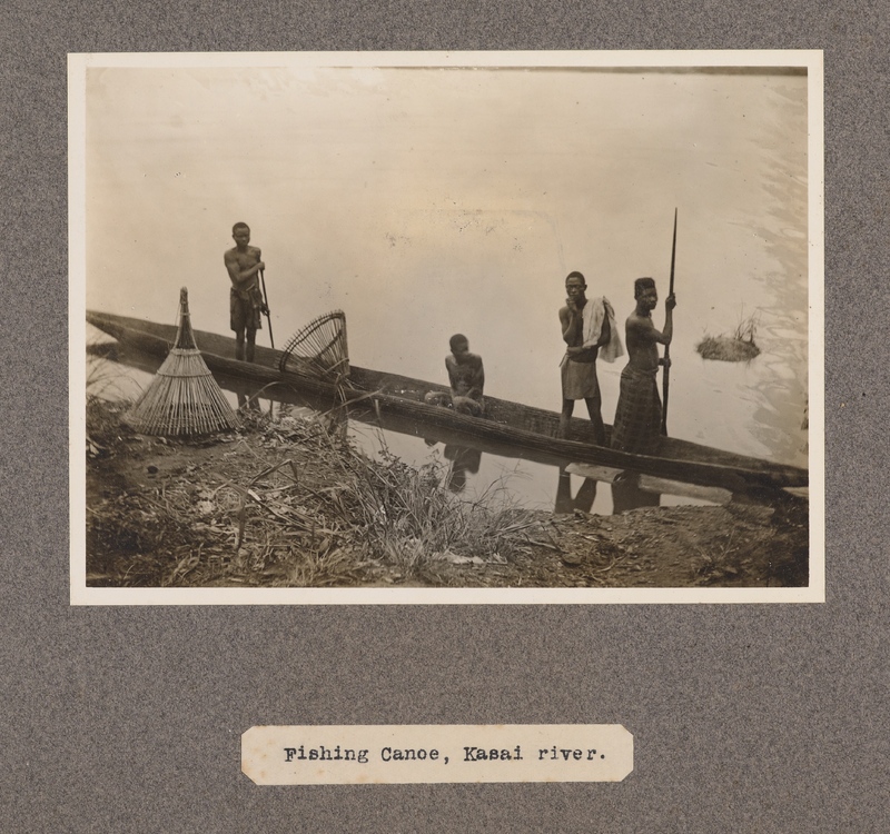 Fishing canoe, Kasai River