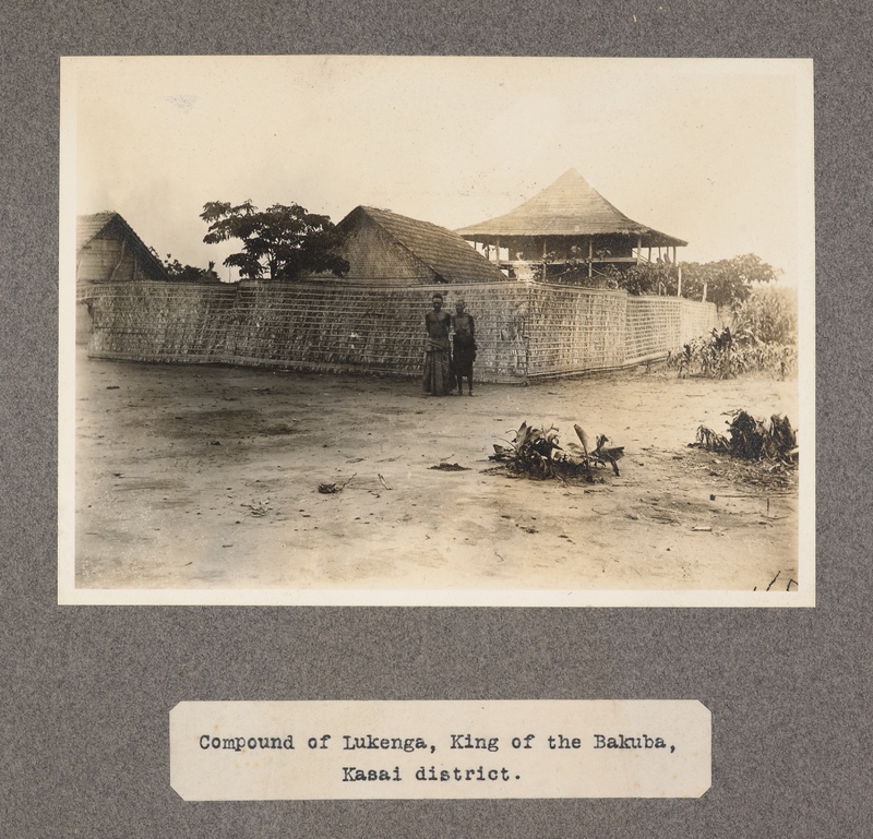 Compound of Lukenga, King of the Bakuba, Kasai District