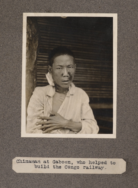 Chinaman at Gabon who helped to build the Congo railway