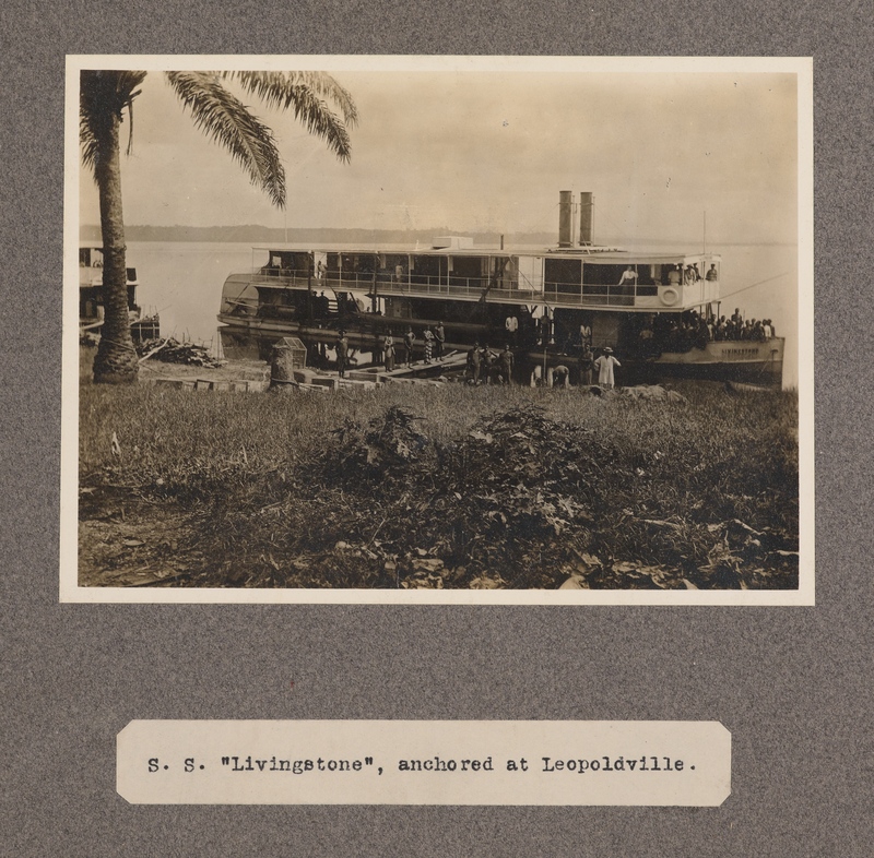 S. S. Livingstone, anchored at Leopoldville