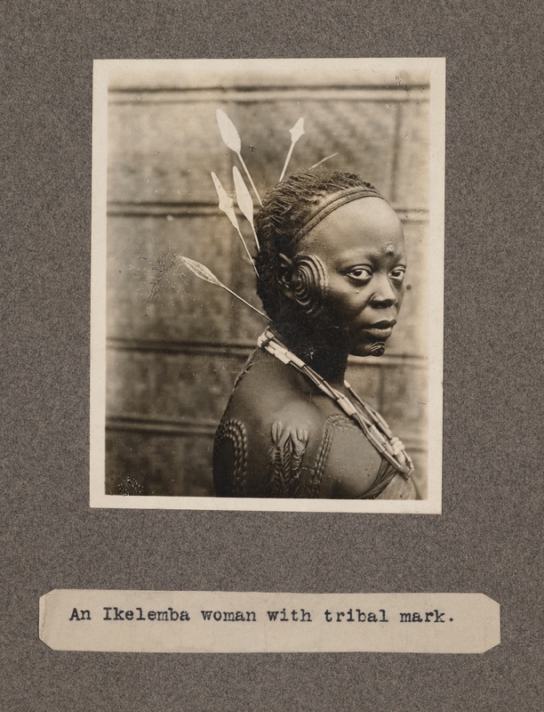 An Ikelemba woman with tribal mark