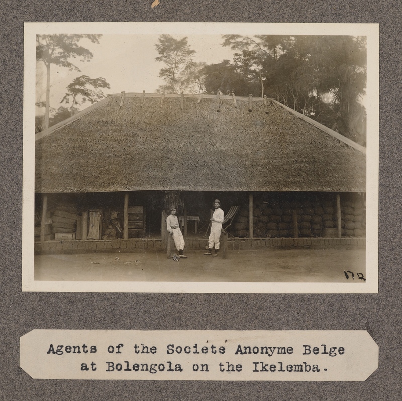 Agents of the Société Anonyme Belge at Bolengola on the Ikelemba