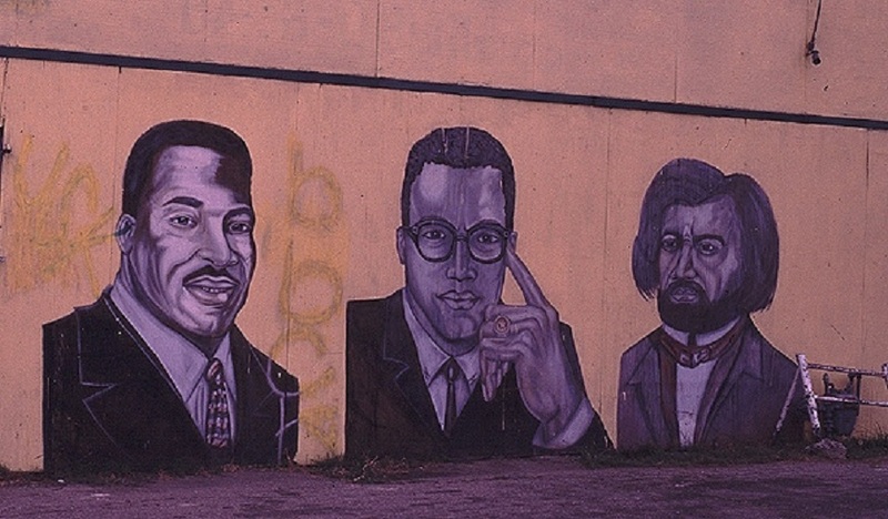 Martin Luther King Jr., Malcolm X and Frederick Douglass