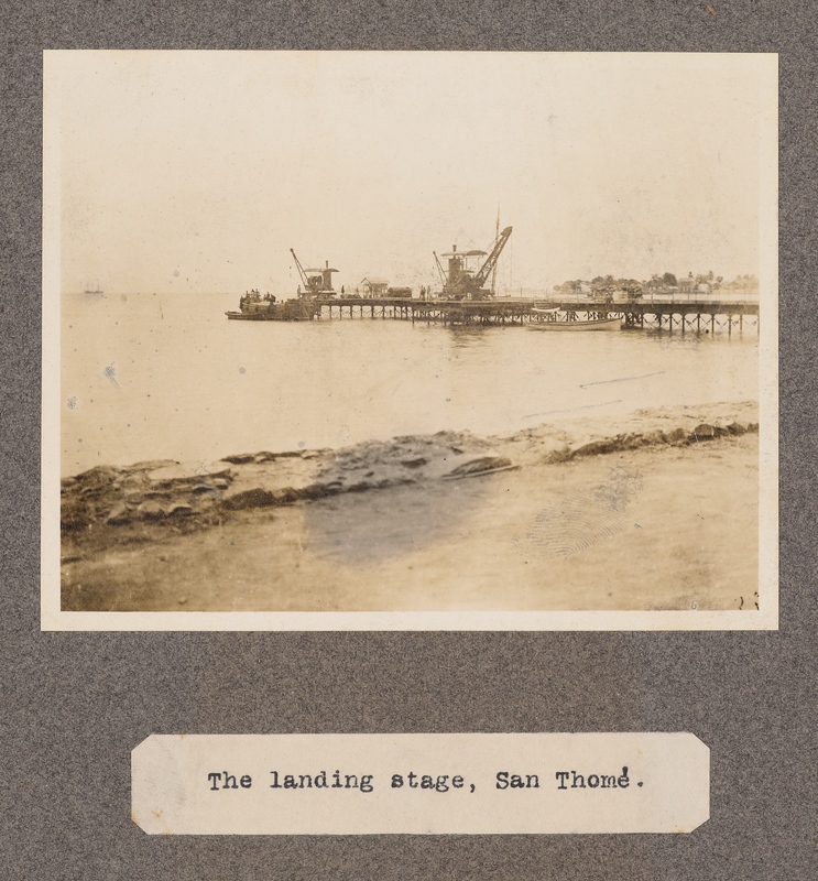 The landing stage San Tome