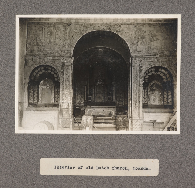 Interior of old Dutch church, Loanda