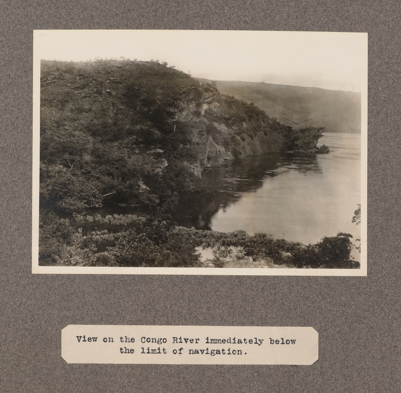 View on the Congo River immediately below the limit of navigation