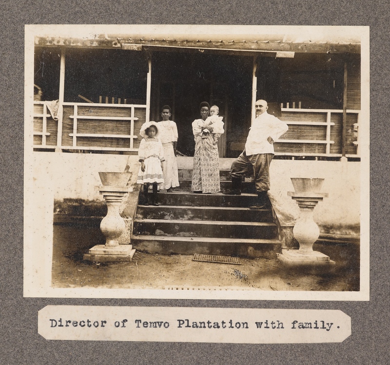 Director of Temvo Plantation with family