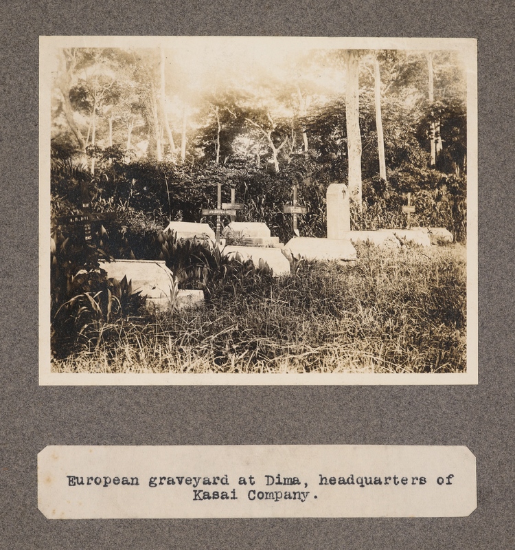 European graveyard at Dima, headquarters of Kasai Company