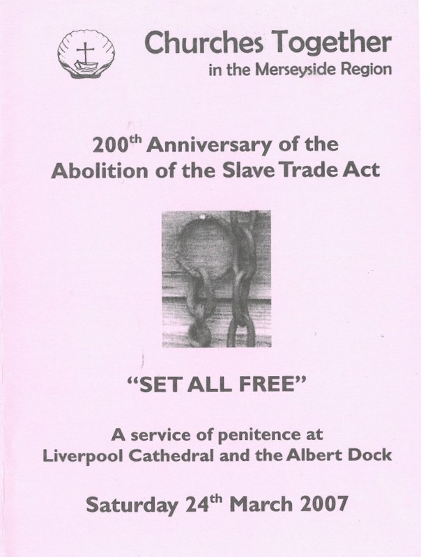 A service of penitence at Liverpool Cathedral and the Albert Dock