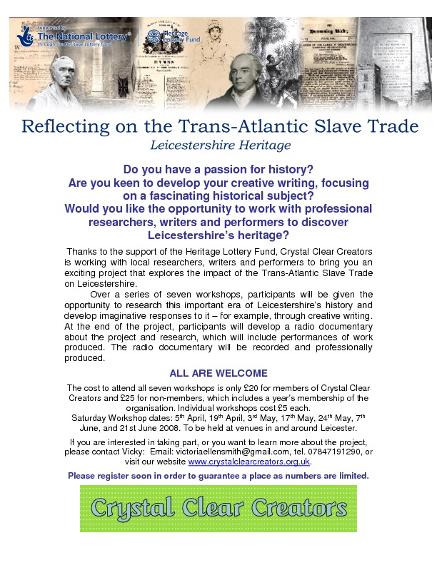 Reflecting on the Trans-Atlantic Slave Trade