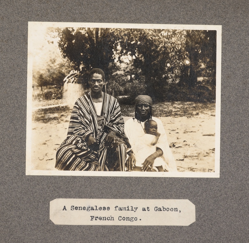 Senegalese family at Gabon, French Congo