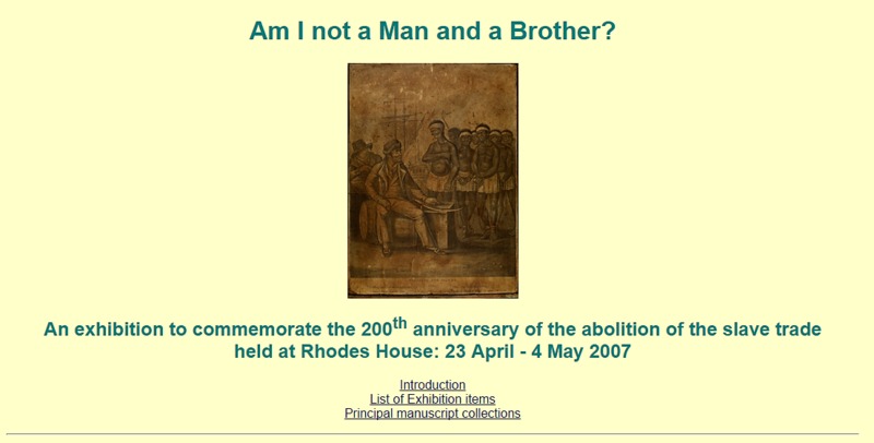 Am I Not a Man and a Brother?