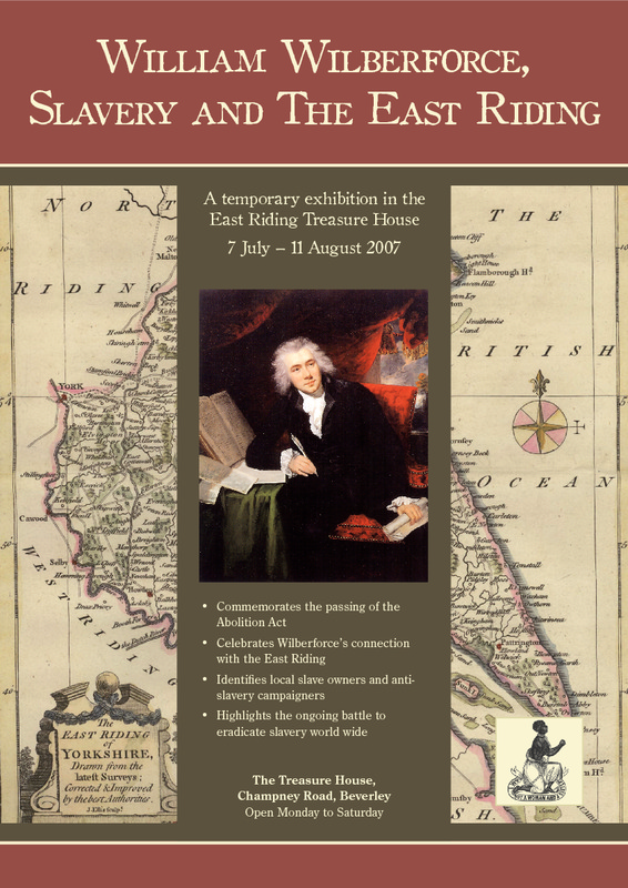 William Wilberforce, Slavery and the East Riding