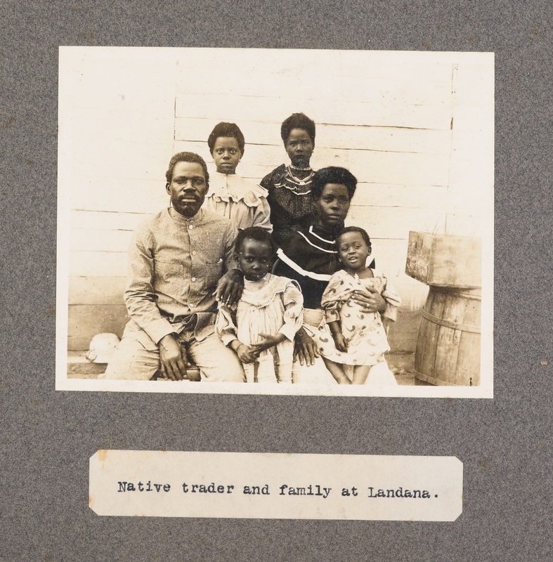 Native trader and family at Landana