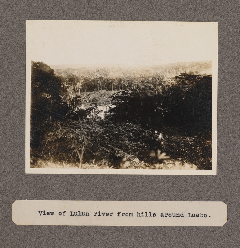 View of Lulua River from hills around Luebo