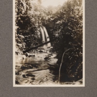 Waterfall on Cocoa Roça in San Thomé