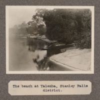 The beach at Yalemba, Stanley Falls District