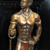 2007 WISE Statue presented by President of Ghana.jpg