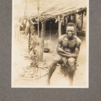 Witch doctor at Bopoto, upper Congo