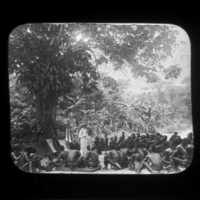 British Missionaries Preaching in the Congo