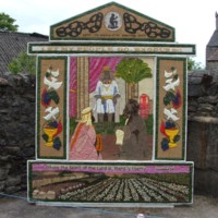 2007 Wirksworth Well Dressing Methodist Church Well 1.jpg