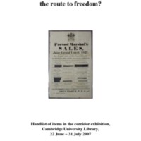 Cambridge University Library handlist2007.pdf