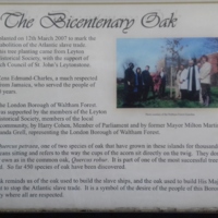 2007 Leyton and Leytonstone Bicentenary Oak Plaque.jpg