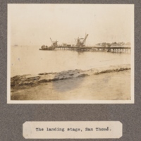 The landing stage San Tome