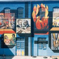 John Weber, Wall of Choices, Christopher Settlement House, N Greenview Ave and W Altgeld St, Chicago 1970 [destroyed].jpg