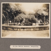 In the public gardens, Benguella