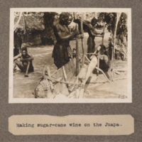 Making sugar-cane wine on the Juapa