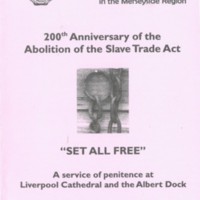 A service of penitence at Liverpool Cathedral and the Albert Dock