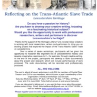 Reflecting on the Trans-Atlantic Slave Trade