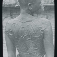 African Woman with Traditional Scarification 